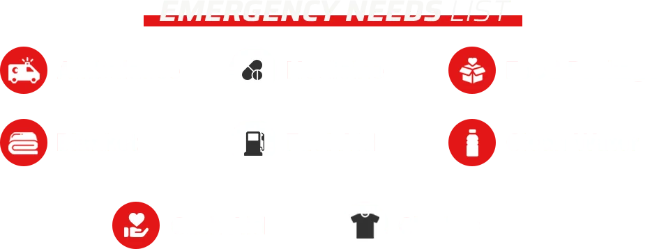 Emergency Needs List